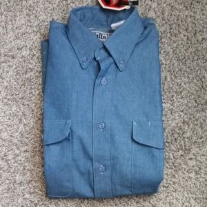 Walls Fire Resistant Chambray Shirt